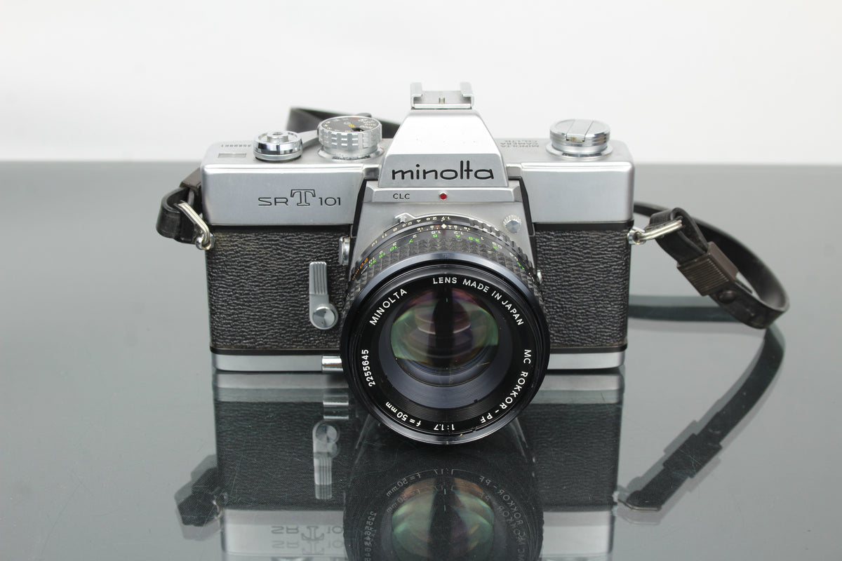Minolta SR T101 + Minolta mc 1:1.7 50mm