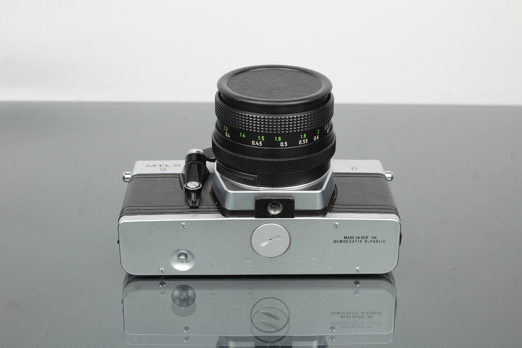 Praktika MLT 5 B + Pentacon auto 1.8/50 objektiv (M42 fäste)