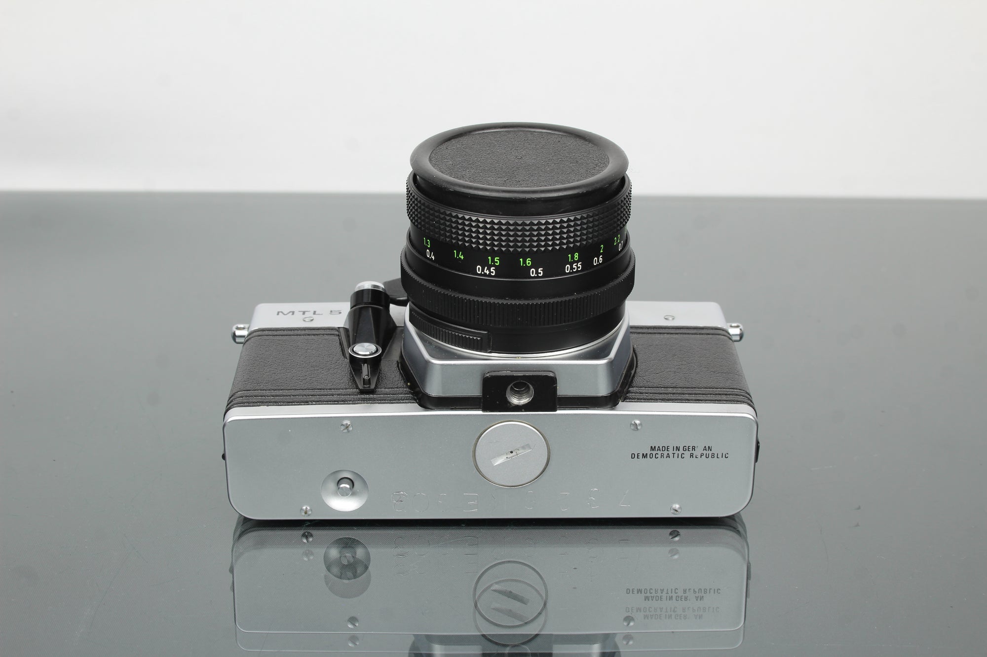 Praktika MLT 5 B + Pentacon auto 1.8/50 objektiv (M42 fäste)
