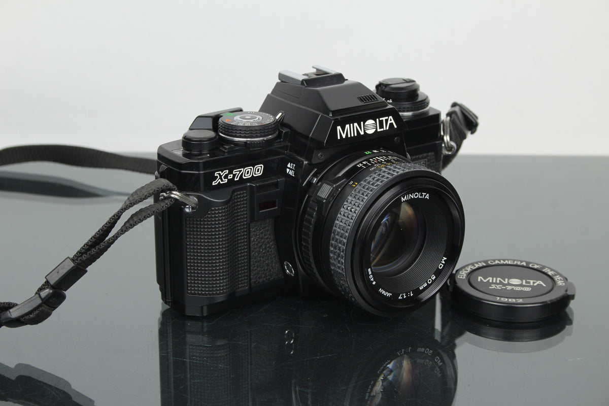 Minolta X-700 + MD 50mm 1:1.7 objektiv