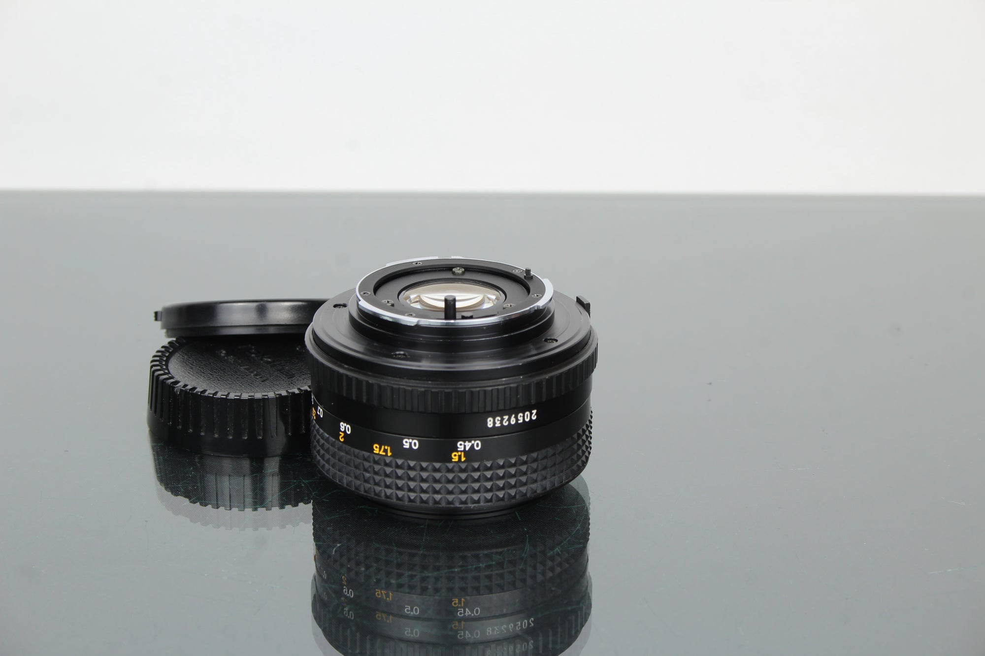 Minolta MD 50mm 1:2 49mm objektiv (MD-fäste)