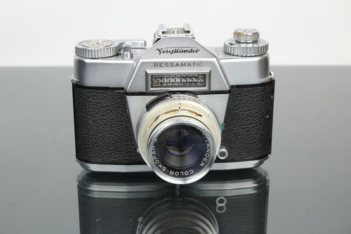 Voigtländer Bessamatic + 50mm f/2.8 Color-Skopar objektiv