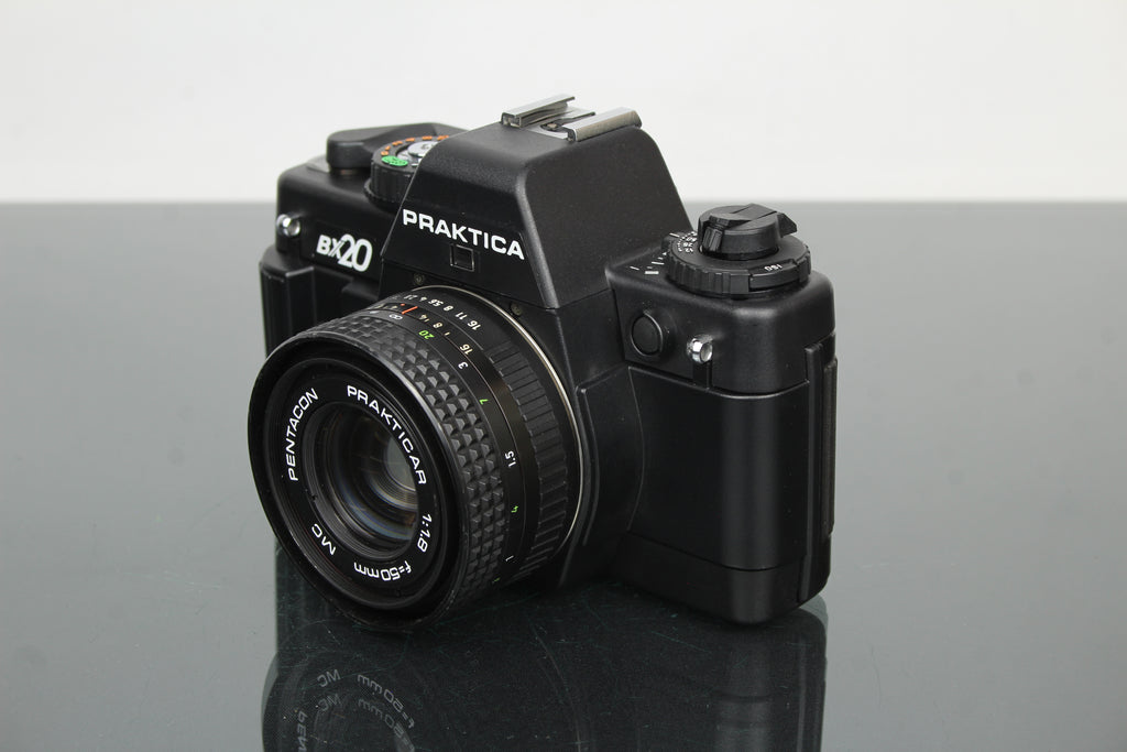 Practica BX20 + Pentacon <tc>Praktica</tc> 50mm 1.8 objektiv