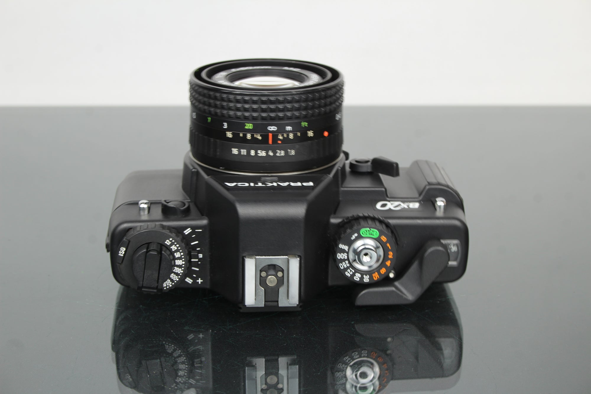 Practica BX20 + Pentacon <tc>Praktica</tc> 50mm 1.8 objektiv
