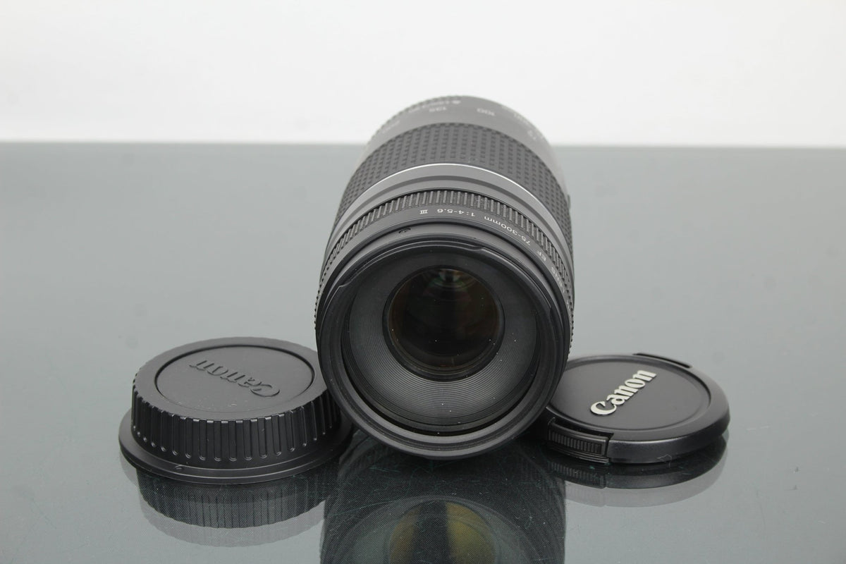 Canon Zoom Lens EF 75 - 300mm 1:4 - 5.6 III + Canon EF mount - Dutch|Thrift