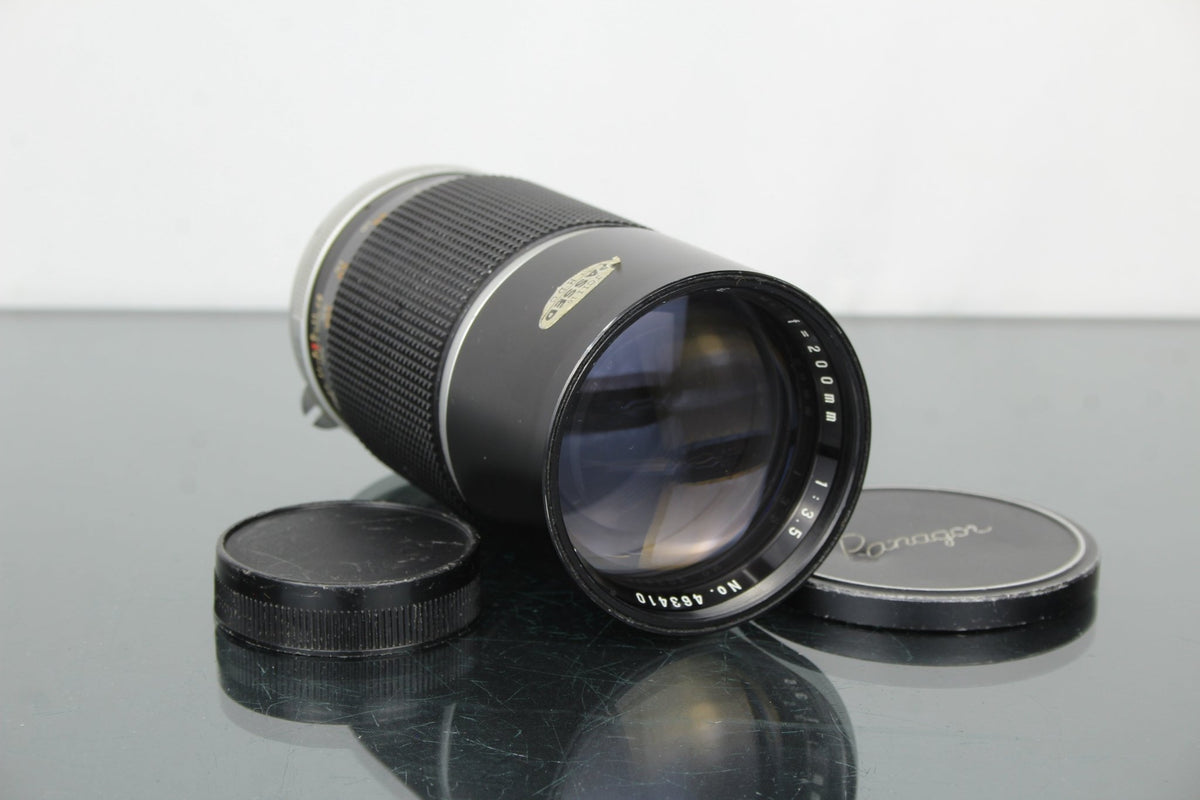 Panagor Auto Tele f=200mm 1:3.5 Nikon Non AI Mount - Dutch|Thrift