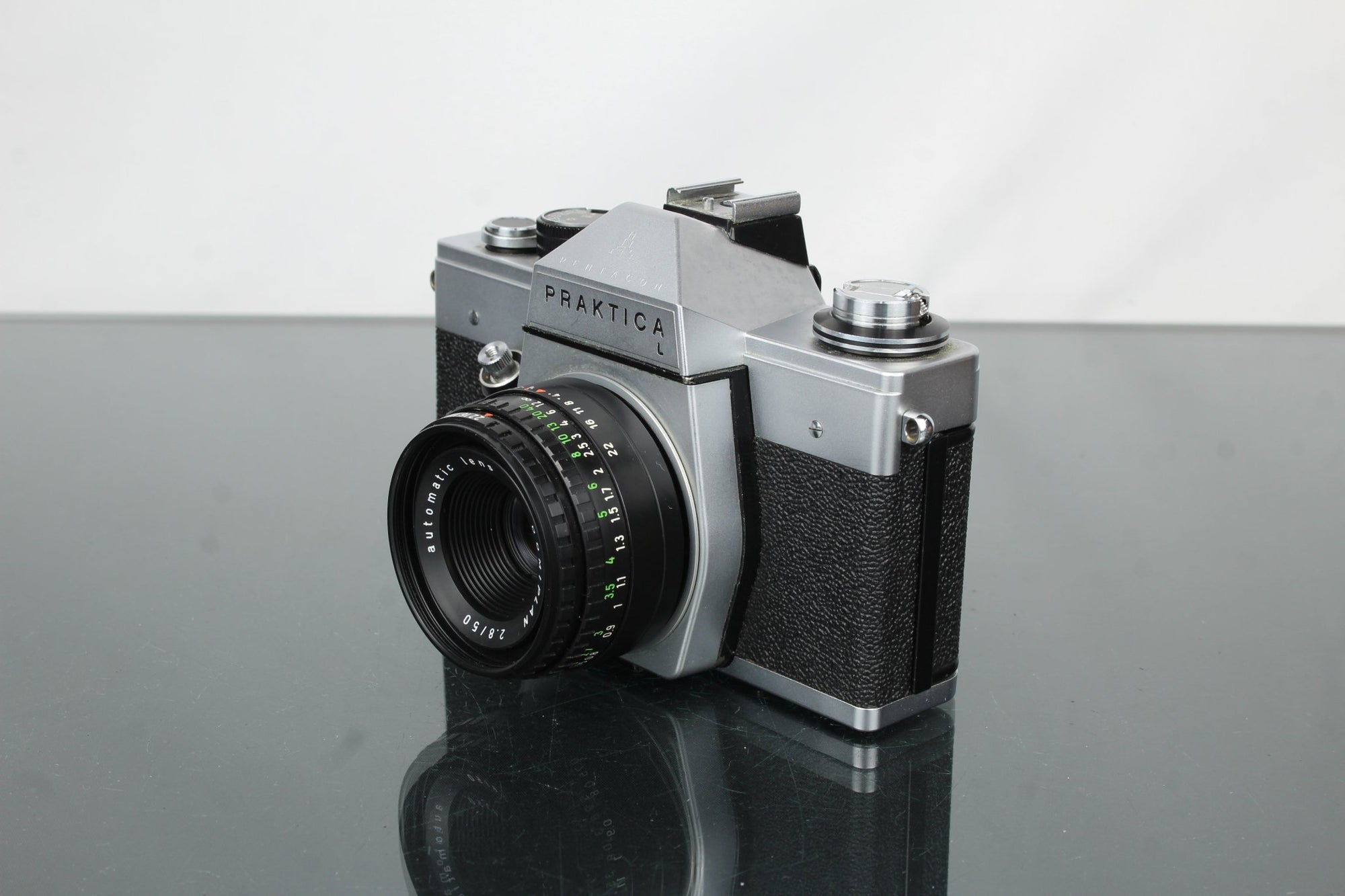 Praktica L + Domiplan 2.8/50 - Dutch|Thrift